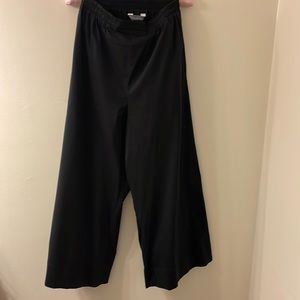 Size S, black wide-legged pants, very flowy